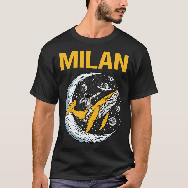 Happy Space - Milan Name T-Shirt (Front)