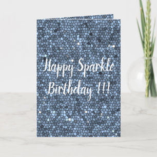 Happy Sparkle Birthday Card