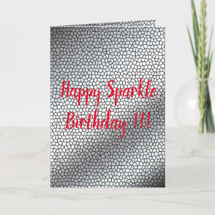 Happy Sparkle Birthday Card