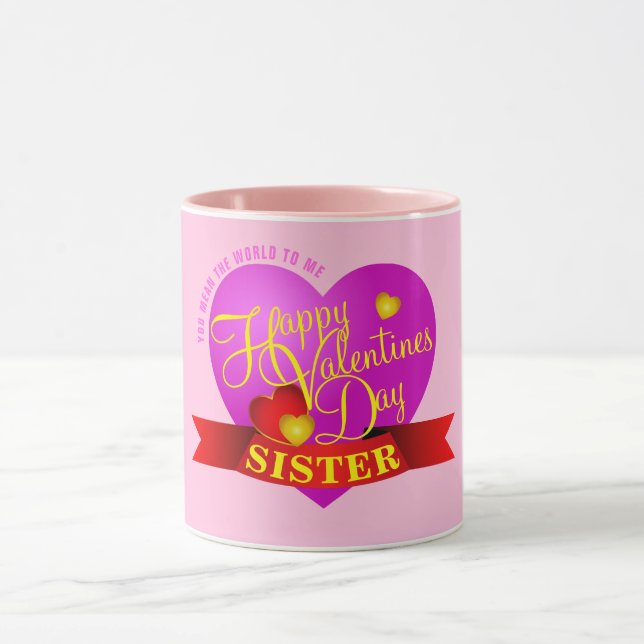 Happy (Special Day) - SISTER / Name Mug (Center)
