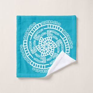 Happy Spiral and dots Bath Towel Set