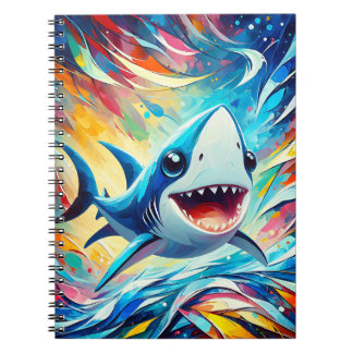 Happy Splash Shark Notebook