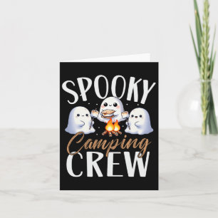 Happy Spooky Camping Crew Halloween Campfire 2024 Card