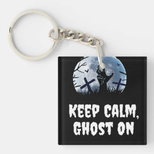 Happy Spooky Halloween Key Ring