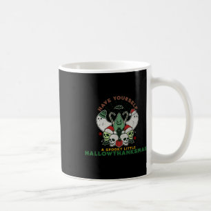 Happy Spooky Hallowthanksmas Halloween Christmas F Coffee Mug