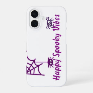 🕸️ Happy Spooky Spider iPhone 16 Case
