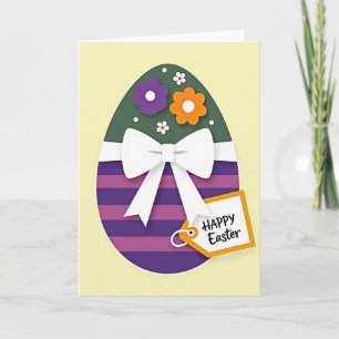 Happy Spring Decorative Egg Card