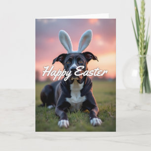 Happy Spring Dog Photo Card