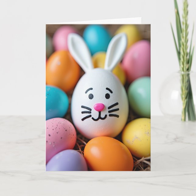 Happy Spring Egg Friend Card (Front)