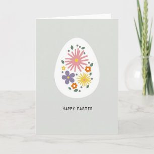 Happy Spring Floral Easter Card
