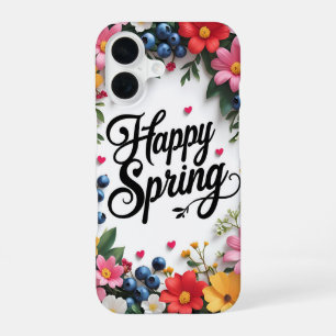 Happy Spring iPhone 16 Case
