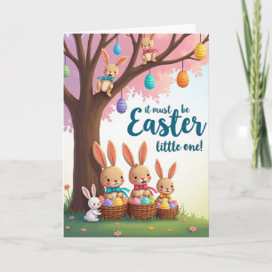 Happy Spring Lagomorph Family Card