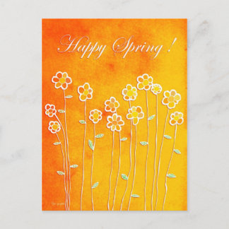 Happy Spring ! Postcard