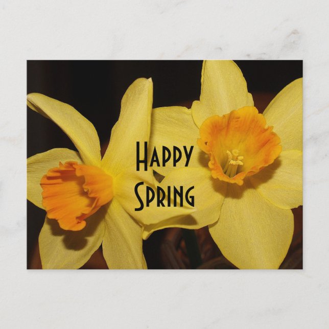 Happy Spring Postcard (Front)