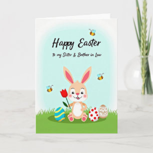Happy Spring Rabbit Tulip Card
