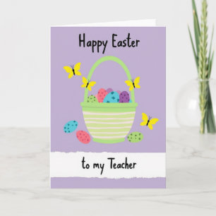 Happy Spring Teacher Card
