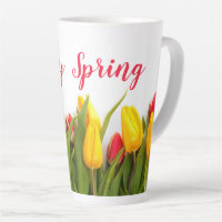 Happy Spring Tulip Flowers Seasonal