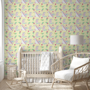 Happy Spring Unicorn Wallpaper