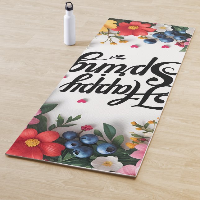 Happy Spring  Yoga Mat (In Situ)