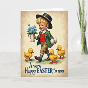 Happy Springtime Boy Card