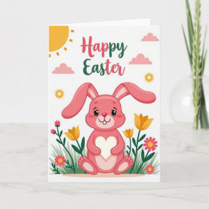 Happy Springtime Bunny Card