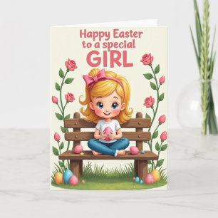 Happy Springtime Fun Child Card