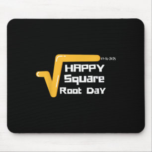 Happy Square Root Day Men Women Kids  Mouse Pad