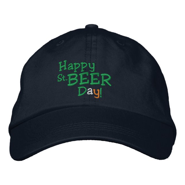 Happy St. Beer Day! Embroidered Hat (Front)
