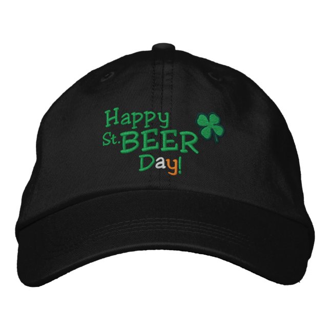 Happy St. Beer Day! Embroidered Hat (Front)