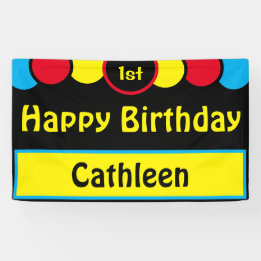 Happy !st Birthday Cathleen Banner