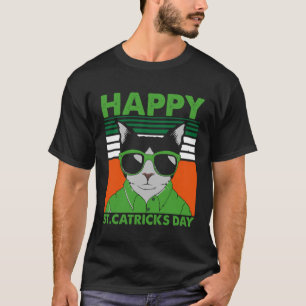 Happy St Catricks Day Cat Humor St Patricku2019s D T-Shirt
