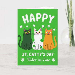 Happy St Cattys Day Sister In Law Card
