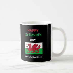Happy St David's Day Dydd Gŵyl Dewi Hapus Coffee Mug
