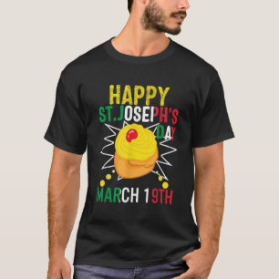 Happy St Josephs Day Jesus Catholic Christian Marc T-Shirt