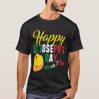 Happy St Josephs Day Jesus Catholic Religious Marc T-Shirt