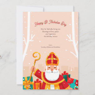Happy St Nicholas Day Greeting Card
