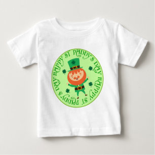 Happy St Paddys Day Leprechaun Baby Tee