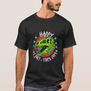 Happy St. Pat Rex Day Retro Vintage St. Patrick's T-Shirt