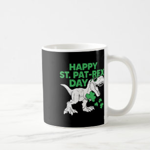 Happy St Pat Rex Day Shirt St Patricks Dinosaur To Coffee Mug