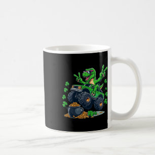 Happy St Pat-rex Day St Patricks Day Dinosaur Mons Coffee Mug