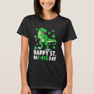Happy St Pat Rex Dinosaur Saint Patrick S Day For T-Shirt