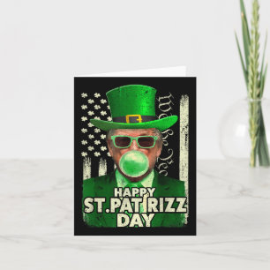 Happy St Pat Rizz Day Funny St. Patricks Day Card