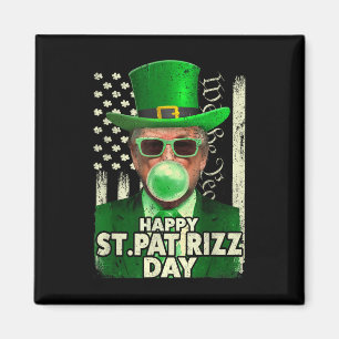 Happy St Pat Rizz Day Funny St. Patricks Day Magnet