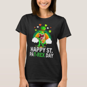 Happy St Pat Trex Day  Dino St Patricks Day Toddle T-Shirt