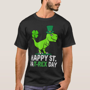 Happy St Pat Trex Day Dino St Patricks Day Toddle T-Shirt