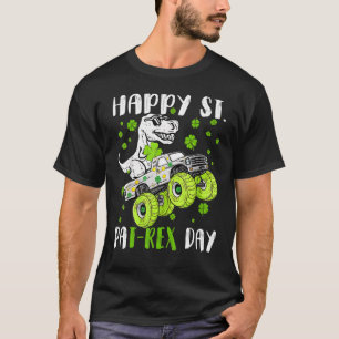 Happy St Pat Trex Day Dino St Patricks Day Toddler T-Shirt