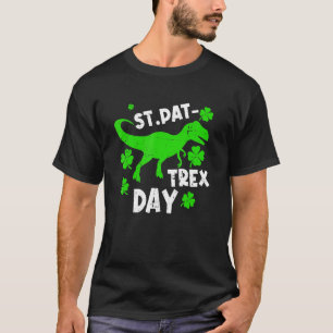 Happy St Pat Trex Day Dinosaur St Patrick's Da T-Shirt