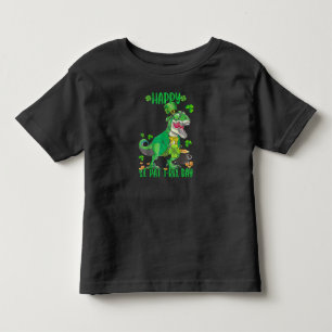 Happy St Pat Trex Day Dinosaur Toddler St Patricks T-Shirt