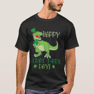 Happy St Patrex Day Pat T-rex Dino Irish Pat Trex  T-Shirt
