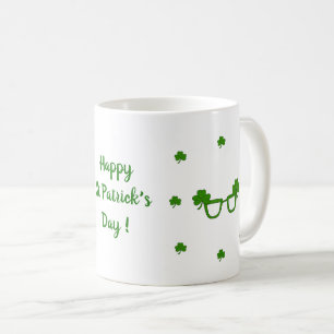 Happy St Patri Minimalist Cute  Coffee Mug